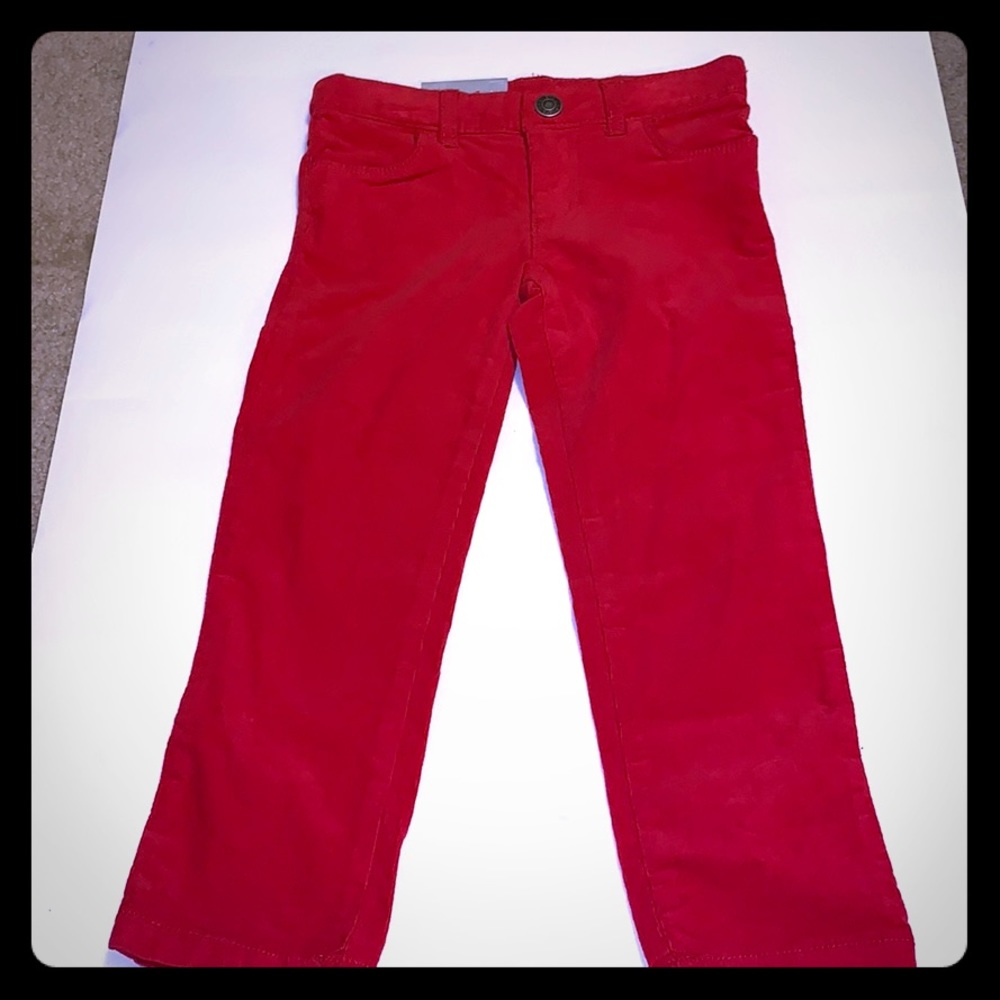 Girls 4T red corduroy pants